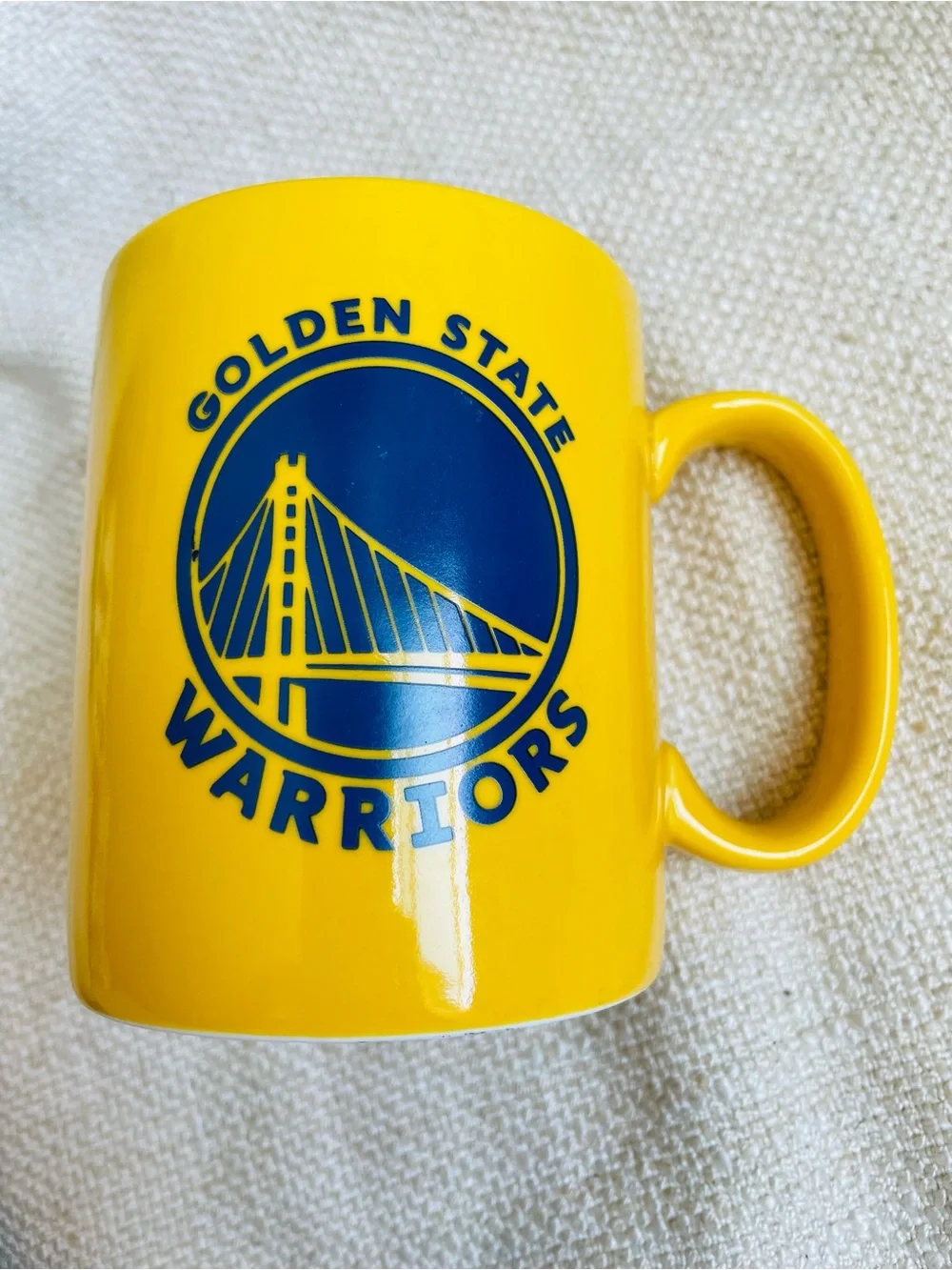 Golden State Warriors Logo Yellow Blue Ceramic Coffee Mug